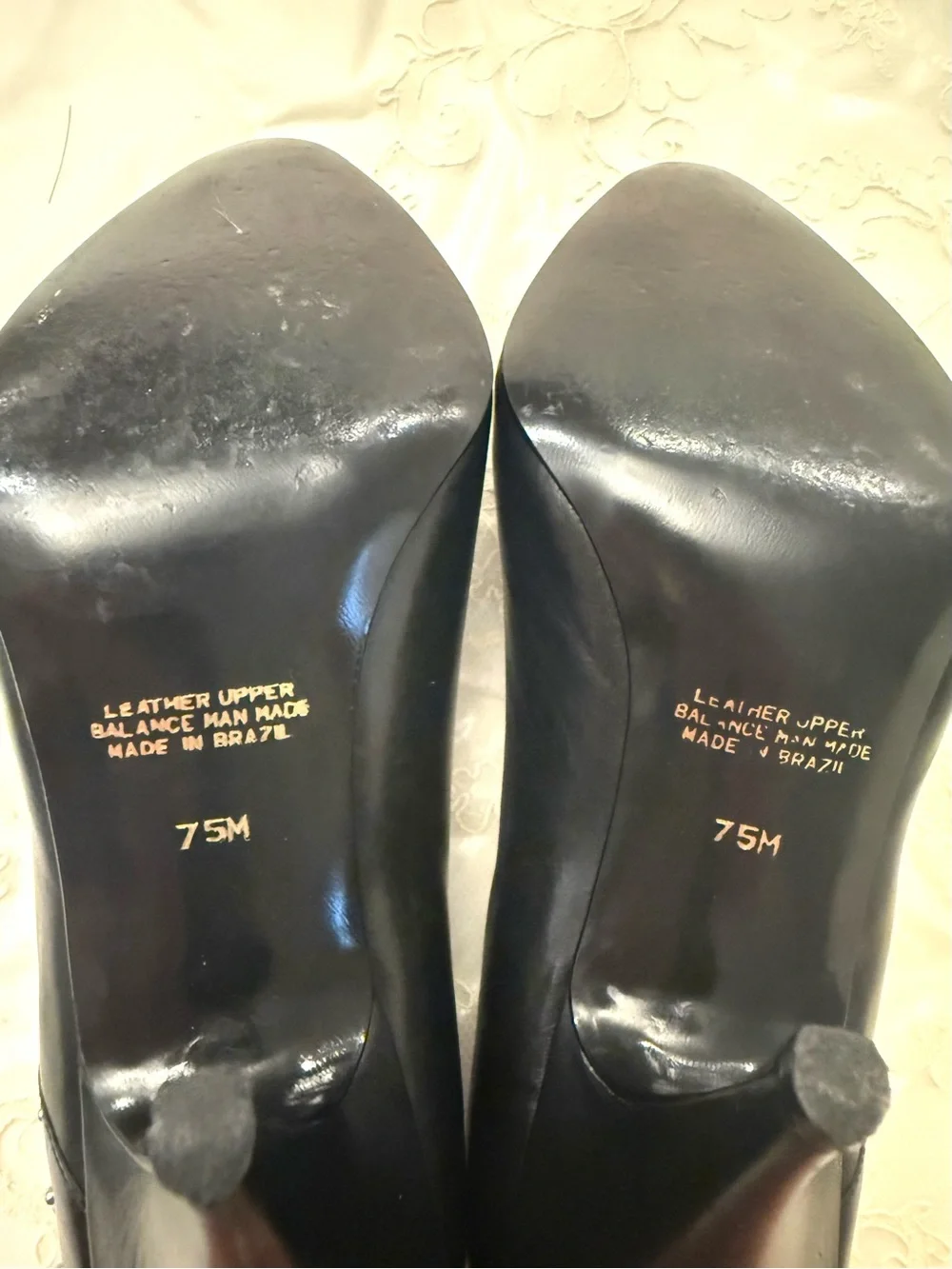 Black Studded Pointed-Toe Women's Vintage Pumps Flings by Kinney